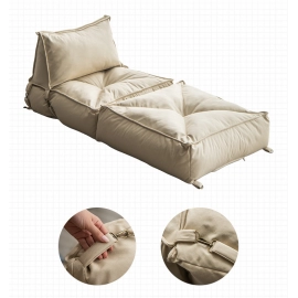 Bean Bag Bed Folding Recliner Beanbag Sofa with Filler Living Room Giant Lazy Couch Tatami Comfortable Leisure Chair Furniture