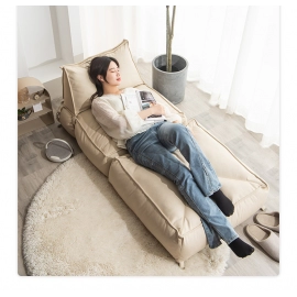 Bean Bag Bed Folding Recliner Beanbag Sofa with Filler Living Room Giant Lazy Couch Tatami Comfortable Leisure Chair Furniture