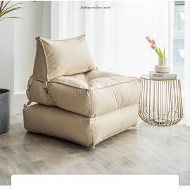 Bean Bag Bed Folding Recliner Beanbag Sofa with Filler Living Room Giant Lazy Couch Tatami Comfortable Leisure Chair Furniture
