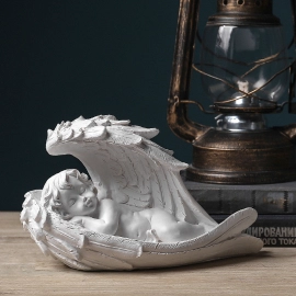 Kneeling Angel Tealight Candlestick Resin Candle Accessory Retro Candle Holder Home Garden Decorative Sympathy Gift