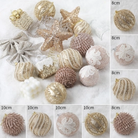Christmas Tree Decorations Balls Xmas Party Hanging Ball Ornaments Christmas Decorations for Home 2023 New Year Navidad Gifts