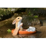 Everyday Collection Easter Decorations for Home Cute Rabbit Figurines Miniature Tabletop Ornaments Fairy Garden