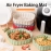 Square Airfryer Silicone Basket Silicone Tray For Airfryer Easy Clean Dish Liner Pizza Plate Grill Pan Mat Air Fryer Accessories